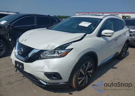 2018 Nissan Murano Platinum из США, поврежденный, VIN 5N1AZ2MG1JN181347